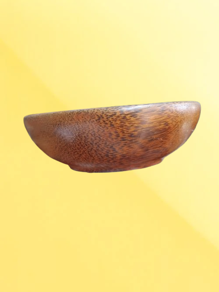 Natural Wood Serving Bowl