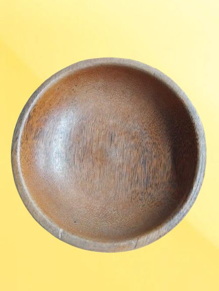 Natural Wood Serving Bowl