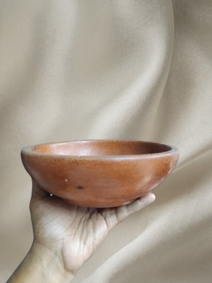 Natural Wood Serving Bowl