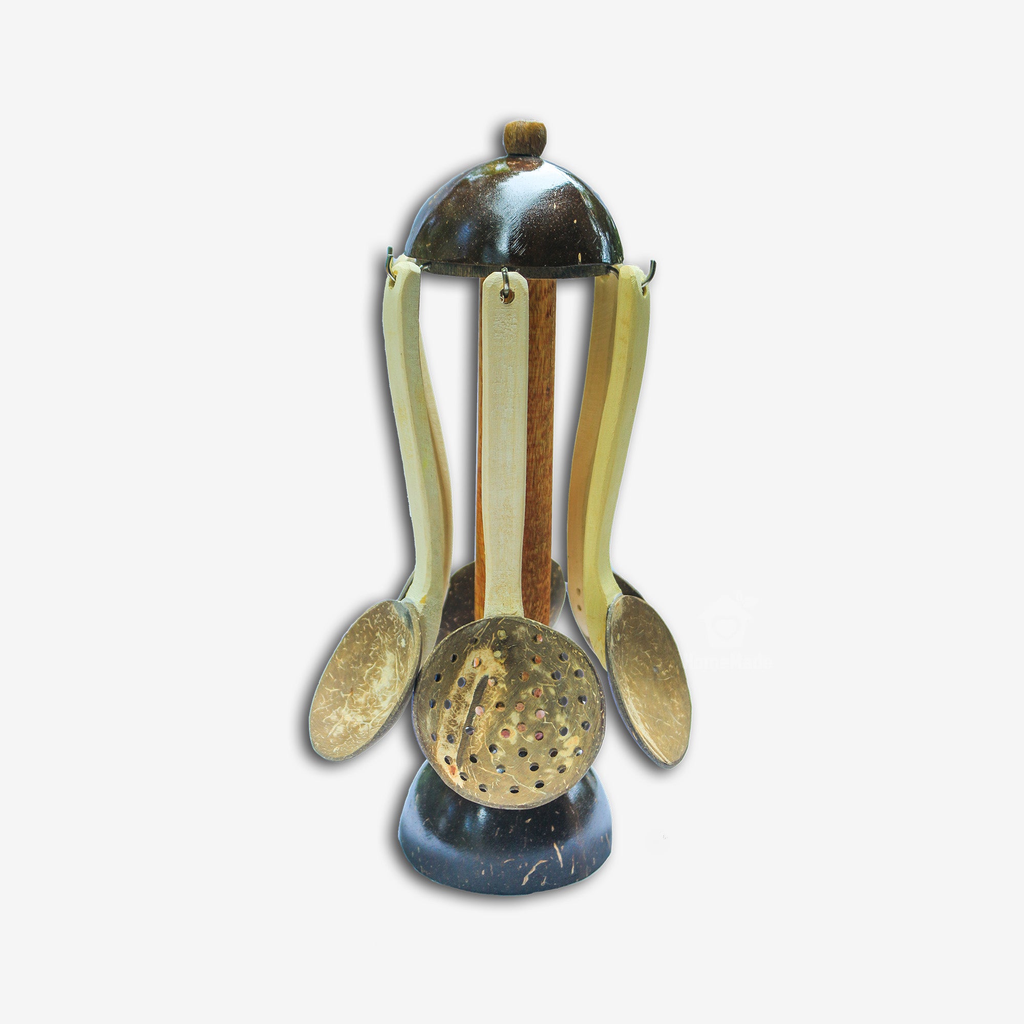 Coconut Shell Spoon – Eco-Friendly Handmade Serving Spoon